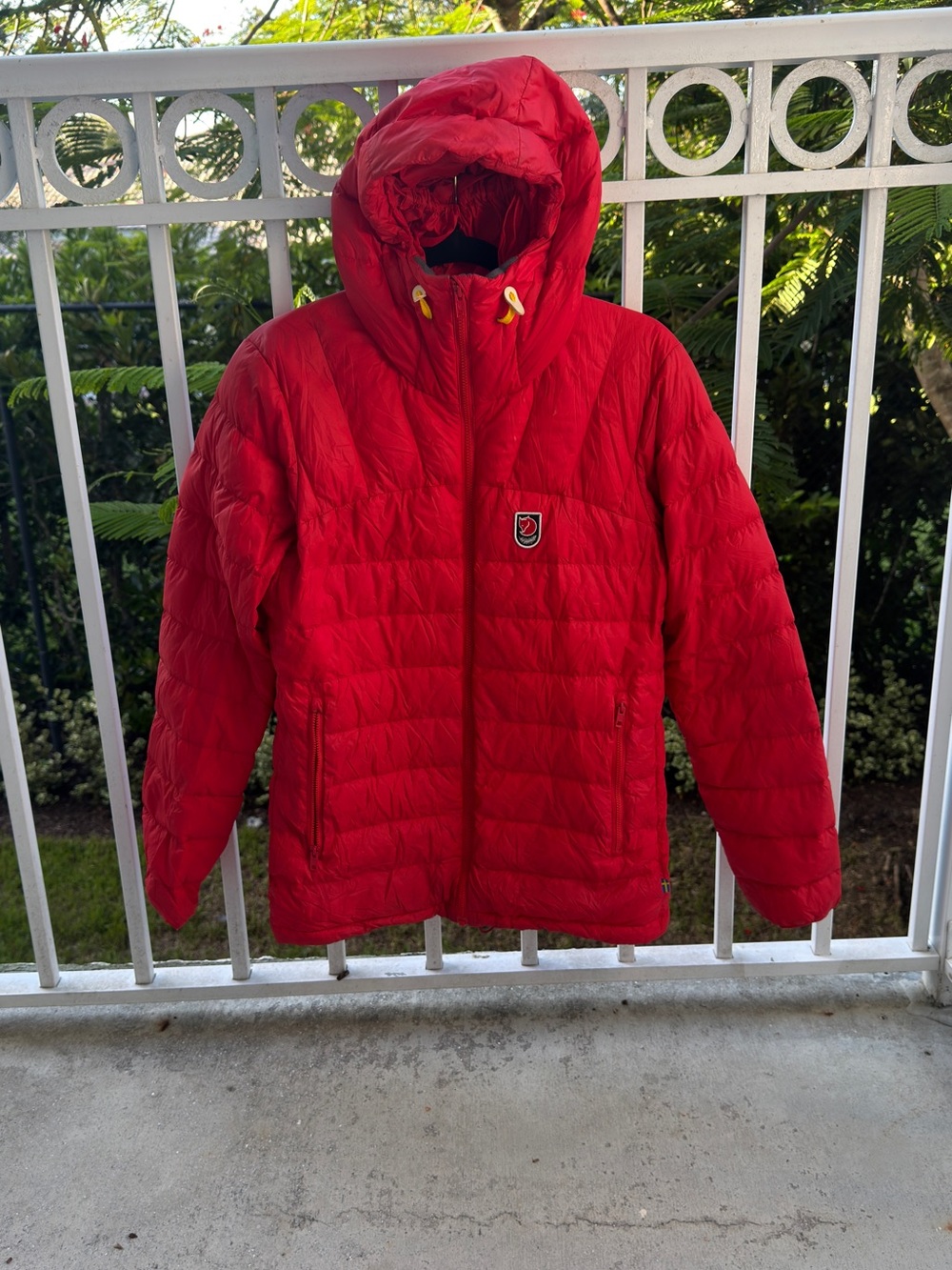 Fjallraven 1974 expedition series Red Puffer Jacket. Size M- Perfect condition